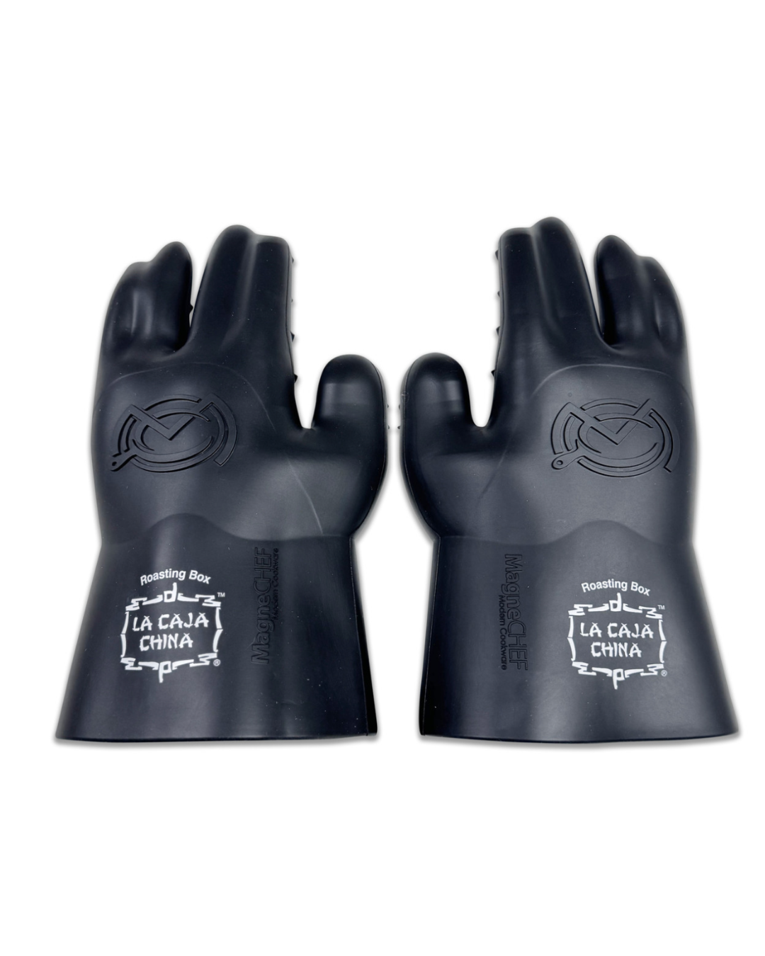 La Caja China Heat Resistant Silicone BBQ Gloves for Grilling and Roasting