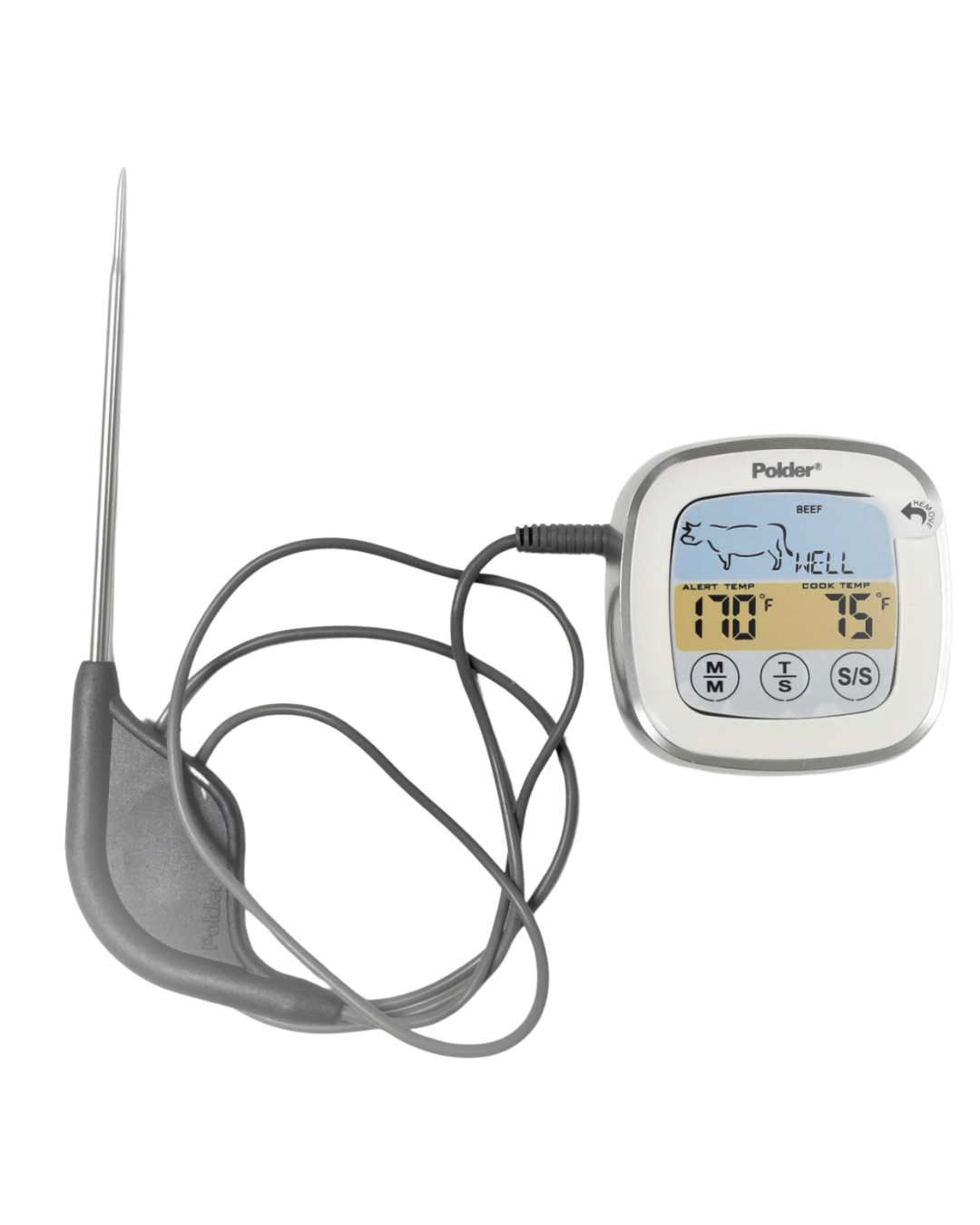 Polder Wired Meat Thermometer from La Caja China